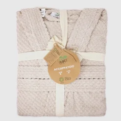 Garnero Arredamenti Accappatoio bagno in cotone taglia S/M Gobi Beige Best