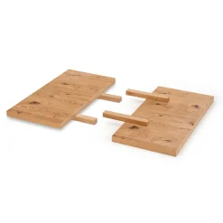 Garnero Arredamenti Allunghe 45x90cm rovere rustico tavolo Ridge Outlet