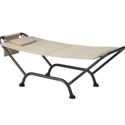 Garnero Arredamenti Amaca da giardino 230x82cm antracite beige Siesta