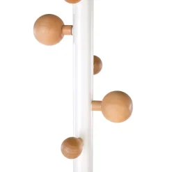 Garnero Arredamenti Appendiabiti da ingresso 35x183h cm rovere bianco Yuma Sale