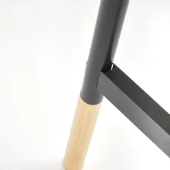 Garnero Arredamenti Appendiabiti da ingresso 91x165h cm moderno in acciaio nero rovere Shira Outlet