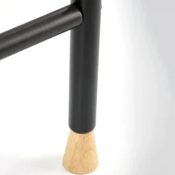 Garnero Arredamenti Appendiabiti da ingresso 91x165h cm moderno in acciaio nero rovere Shira Outlet