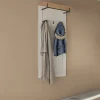 Garnero Arredamenti Appendiabiti 59x143h cm da parete bianco frassinato rovere Lars Discount