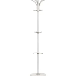 Garnero Arredamenti Appendiabiti Ø38x185h cm moderno effetto marmo Lulu Bianco Best