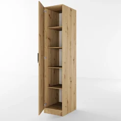 Garnero Arredamenti Armadio 40x191h cm 1 anta moderno Marzia Rovere Rustico Hot