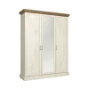 Garnero Arredamenti Armadio 157x197h cm 3 ante con specchio pino frassinato rovere Blend Clearance