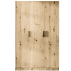 Garnero Arredamenti Armadio 120x191h cm 3 ante design Rodari Rovere Rustico Hot