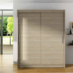 Garnero Arredamenti Armadio 150x200h cm 2 ante moderno scorrevoli design Vilma Rovere New