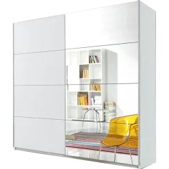 Garnero Arredamenti Armadio 180x210h cm 2 ante scorrevoli Pascal Gihome® Bianco Opaco Discount