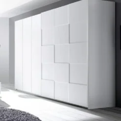 Garnero Arredamenti Armadio 243x230h cm 2 ante scorrevoli bianco opaco Obsession Enjoy Sale