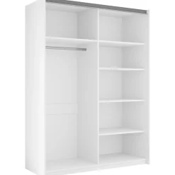 Garnero Arredamenti Armadio 150x210h cm 2 ante scorrevoli con specchio bianco Lilly Sale