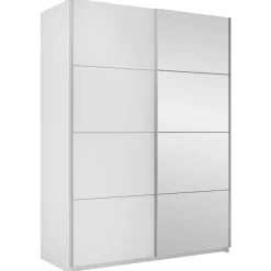 Garnero Arredamenti Armadio 150x210h cm 2 ante scorrevoli con specchio bianco Lilly Sale