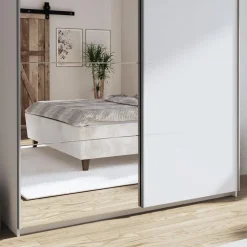 Garnero Arredamenti Armadio 180x219h cm 2 ante scorrevoli moderno  Caracas Bianco Frassinato Online