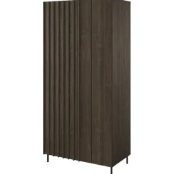 Garnero Arredamenti Armadio 92x196h cm 2 ante wengè Blackwood Hot