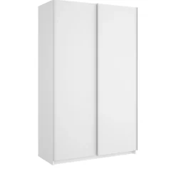 Garnero Arredamenti Armadio 120x204h cm due ante scorrevoli bianco Daniel Discount