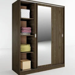 Garnero Arredamenti Armadio 150x191h cm scorrevole con specchio Collodi Noce Hot