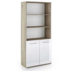 Garnero Arredamenti Arredo ufficio completo moderno rovere antracite lucido Time 13 Hot