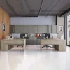 Garnero Arredamenti Arredo ufficio completo moderno rovere antracite lucido Time 22 Hot