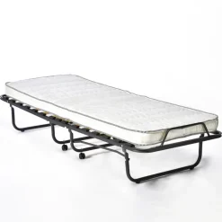 Garnero Arredamenti Brandina pieghevole a doghe con materasso 90x200cm Alba Online