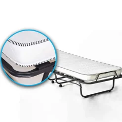 Garnero Arredamenti Brandina pieghevole a doghe con materasso 90x200cm Alba Online