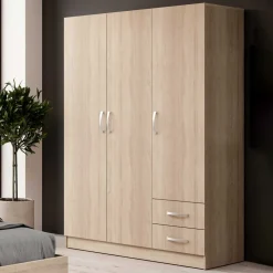 Garnero Arredamenti Camera completa con letto contenitore alla francese Tropea Rovere Best