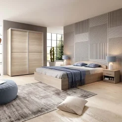 Garnero Arredamenti Camera da letto completa matrimoniale moderna Roma Rovere Online