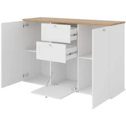 Garnero Arredamenti Camera da letto completa matrimoniale bianco rovere Relaxio Sale