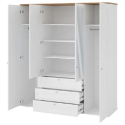 Garnero Arredamenti Camera da letto completa matrimoniale bianco rovere Relaxio Sale