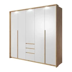 Garnero Arredamenti Camera da letto completa matrimoniale moderna bianco rovere Sweet Clearance