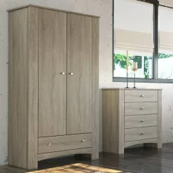 Garnero Arredamenti Camera da letto completa matrimoniale rovere sonoma Londra Online