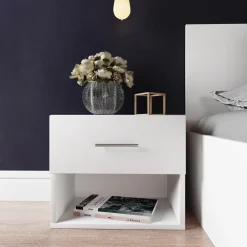 Garnero Arredamenti Camera da letto moderna completa matrimoniale bianco opaco Verona Hot