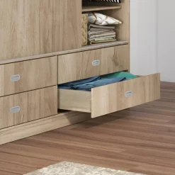 Garnero Arredamenti Camera da letto moderna completa matrimoniale rovere sonoma Danubio Hot