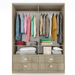 Garnero Arredamenti Camera da letto moderna completa matrimoniale rovere sonoma Danubio Hot