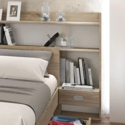 Garnero Arredamenti Camera da letto moderna completa matrimoniale rovere sonoma Danubio Hot
