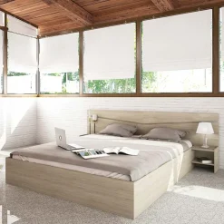 Garnero Arredamenti Camera da letto moderna completa matrimoniale sonoma Camilla 2 Rovere New