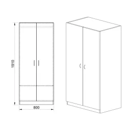 Garnero Arredamenti Camera da letto moderna completa matrimoniale sonoma Camilla 2 Rovere New