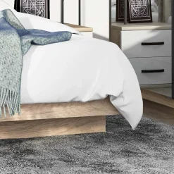 Garnero Arredamenti Camera letto completa matrimoniale rovere sonoma bianco lucido Panama Sale