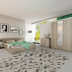 Garnero Arredamenti Camera letto matrimoniale completa moderna sonoma Camilla Rovere Clearance