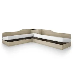 Garnero Arredamenti Cameretta completa per bambini 2 letti singoli rovere blu petrolio Tommy Outlet