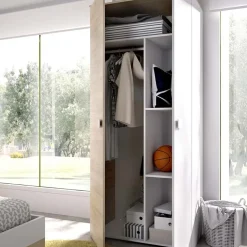 Garnero Arredamenti Cameretta per bambini completa 2 letti singoli rovere bianco Cairo Best