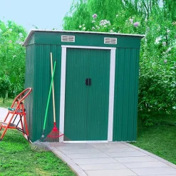 Garnero Arredamenti Casetta box da esterno per attrezzi 194x182cm verde Franco Hot