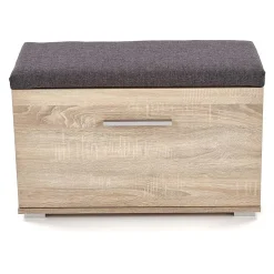 Garnero Arredamenti Cassapanca scarpiera 70x45h cm da ingresso moderna rovere Viki New