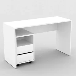 Garnero Arredamenti Cassettiera ufficio 40x62h cm 2 cassetti bianco Callum Bianco Opaco Best