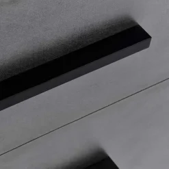 Garnero Arredamenti Cassettiera 116x82h cm 4 cassetti 2 ante rovere grigio Viki Grigio - Rovere Rustico Discount