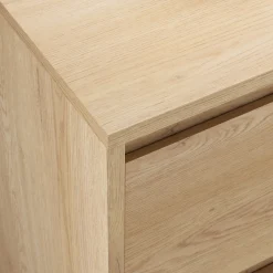 Garnero Arredamenti Cassettiera 47x87h cm 3 cassetti moderna rovere Funny New