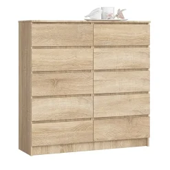 Garnero Arredamenti Cassettiera 120x120h cm moderna 10 cassetti Living Rovere Best