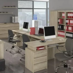 Garnero Arredamenti Cassettiera 160x77h cm moderna 6 cassetti Living Rovere Online