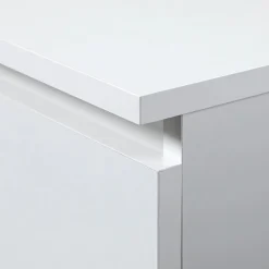 Garnero Arredamenti Cassettiera 140x100h cm moderna 8 cassetti bianco Living Bianco Opaco