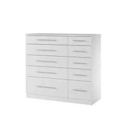 Garnero Arredamenti Cassettiera 103x95h cm moderna Dogliani Bianco Frassinato Hot
