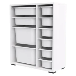 Garnero Arredamenti Cassettiera 70x81h cm portagiochi bianco opaco Fast Patton Clearance